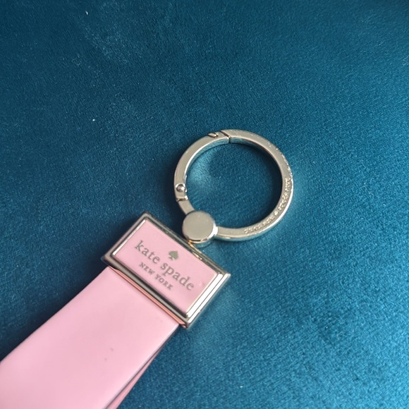 Kate Spade Pink Patent Leather Keychain - Picture 4 of 4